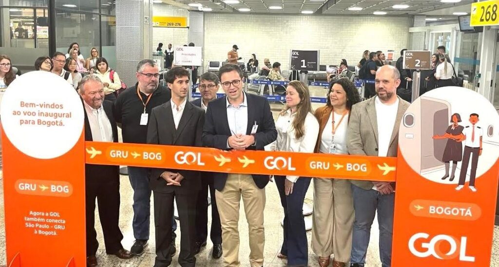 Gol retoma voos para Bogotá, capital da Colômbia, a partir de Guarulhos