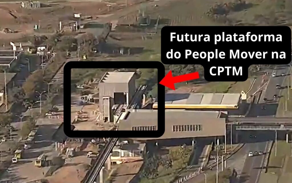 Obras do People Mover na CPTM