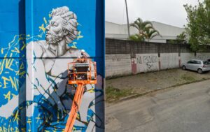 Rua industrial de Guarulhos terá muro de 1700 m² grafitado por 18 artistas