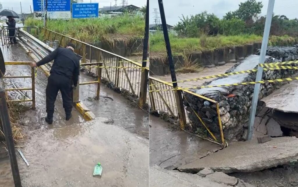 Passarela usada por funcionários do Aeroporto de Guarulhos é interditada