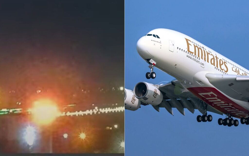 Motor de avião A380 da Emirates “pipoca” no Aeroporto de Guarulhos, e voo para Dubai é adiado
