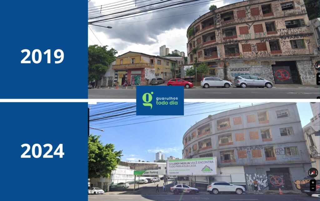 Hotel abandonado no centro de Guarulhos: antes e depois