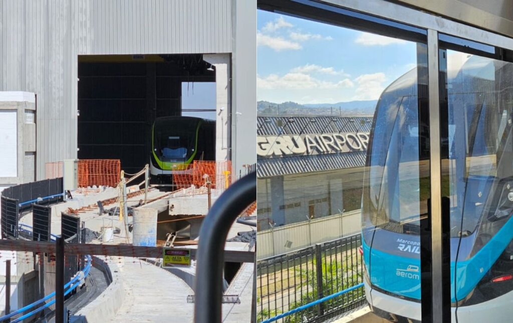 Imagens exclusivas: Visitamos as obras do People Mover do Aeroporto de Guarulhos