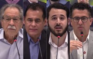 Elói Pietá, Jorge Wilson, Lucas Sanches e Alencar Santana foram convidados para debate da Veja