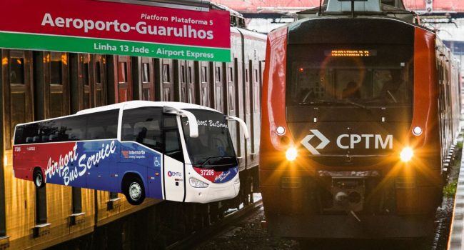 Trem da CPTM ou Aiport Bus Service: guia de como chegar ao Aeroporto de Guarulhos de Transporte Público