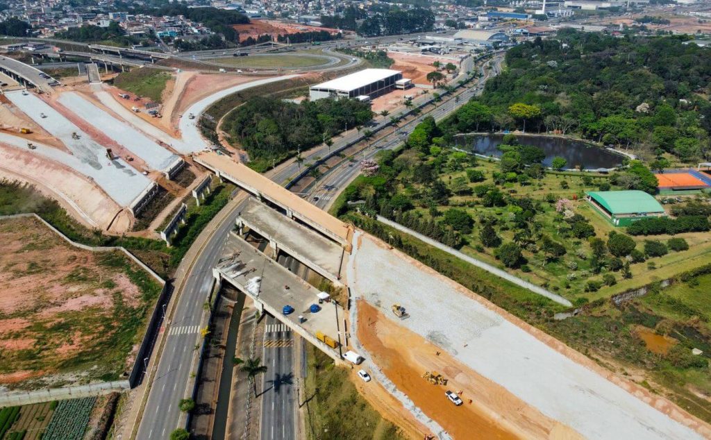 Obra do Rodoanel Norte avança e passa por vistoria técnica em Guarulhos