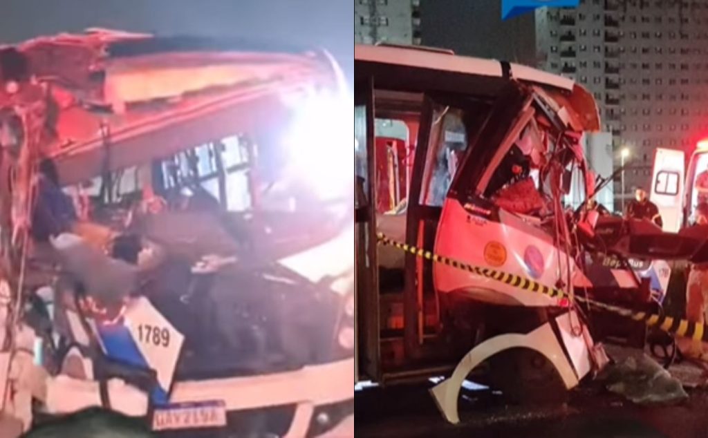 Acidente grave entre dois ônibus na Dutra, em Guarulhos, deixa 40 feridos