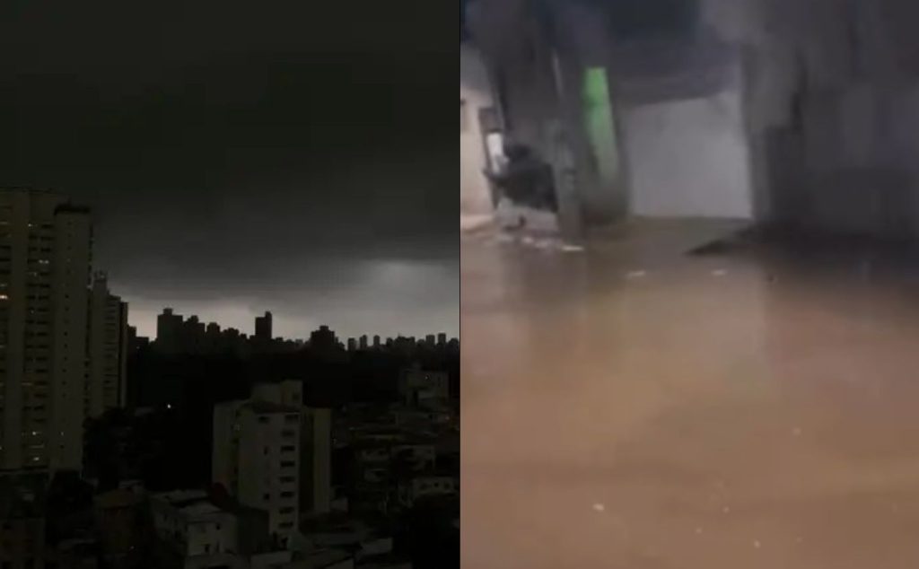 Chuva forte em Guarulhos causa alagamentos, trânsito e acidentes