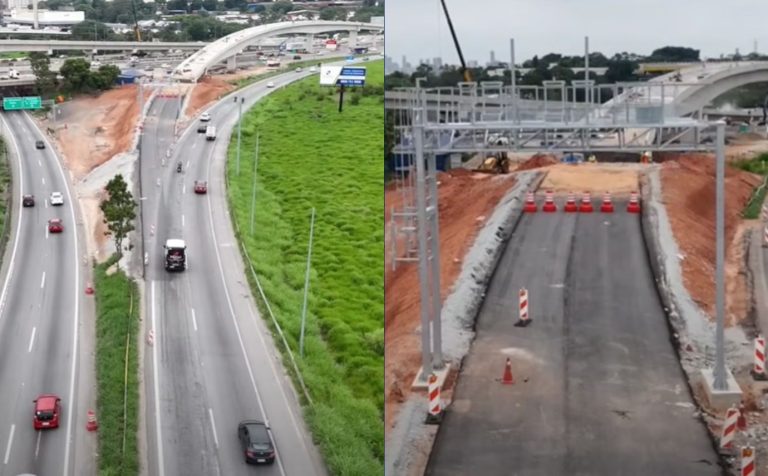 Obras na Dutra em Guarulhos: pedágios free flow começam a ser instalados