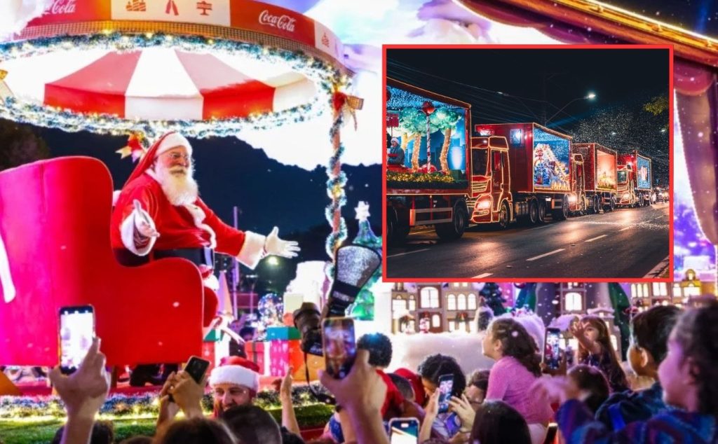 Caravana de Natal da Coca-Cola em Guarulhos: confira horário e trajeto da Parada do Papai Noel