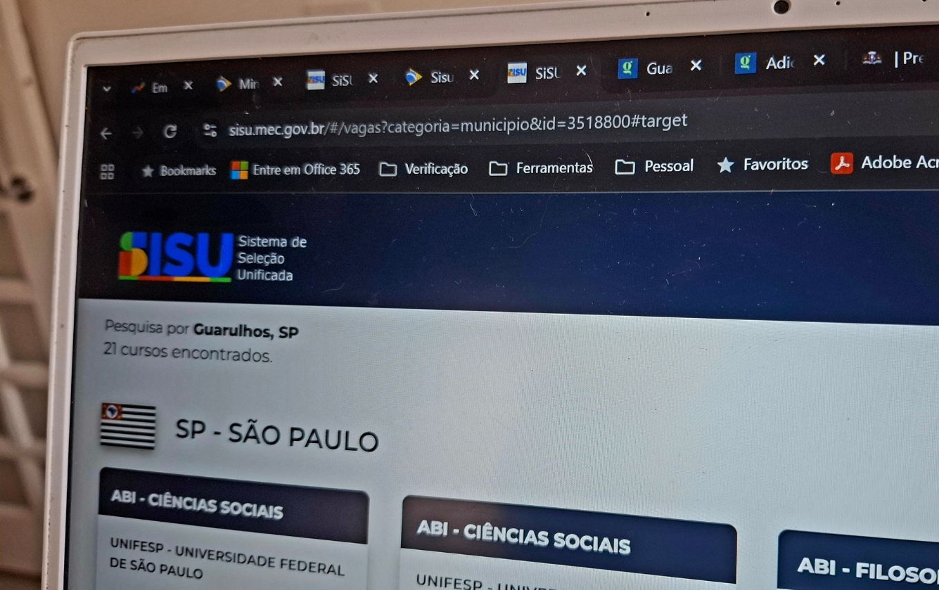 Sisu 2025: confira as notas de corte  parciais para os cursos da Unifesp Guarulhos