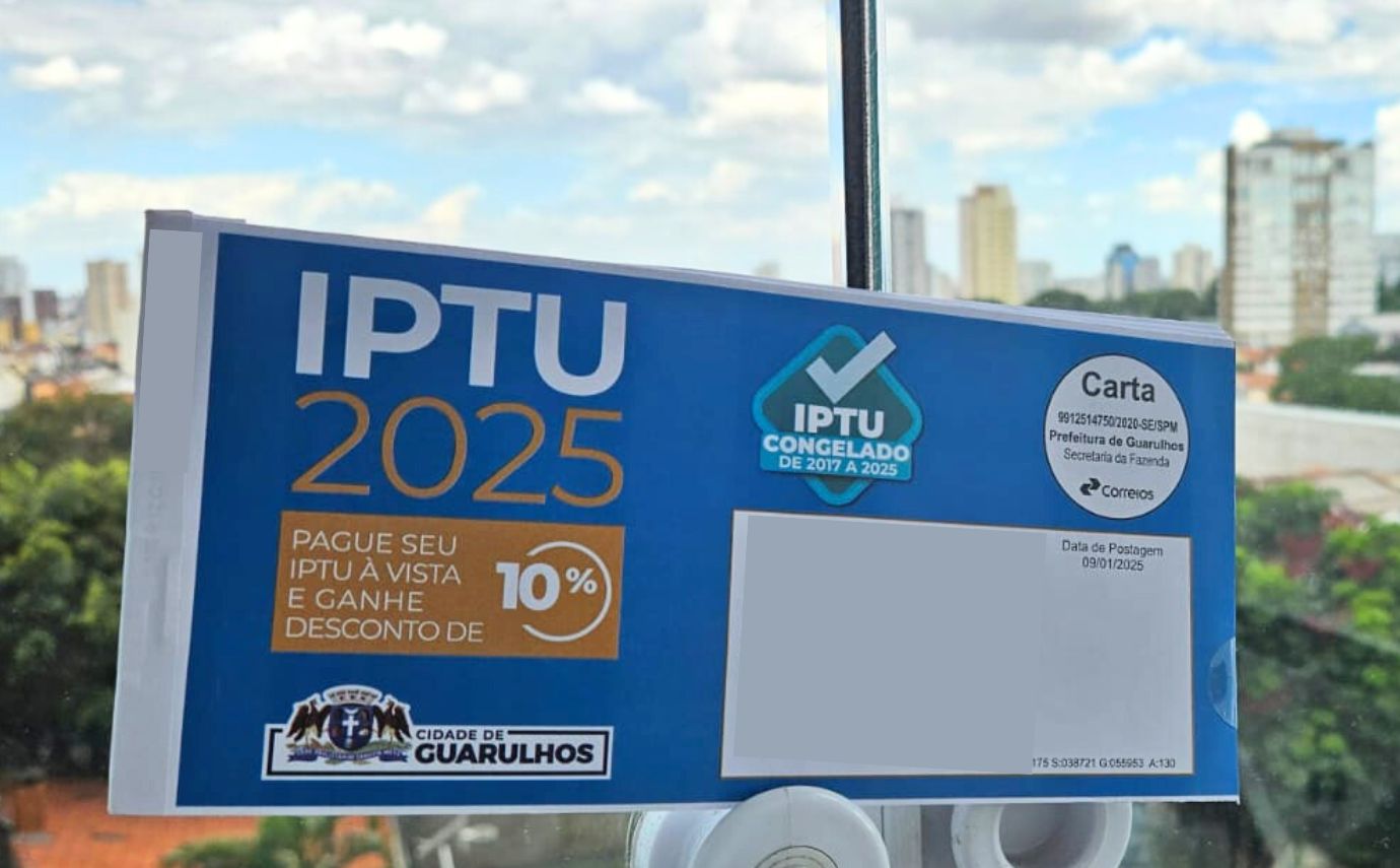 IPTU 2025 em Guarulhos: prazo prorrogado para pagar com desconto de 10%