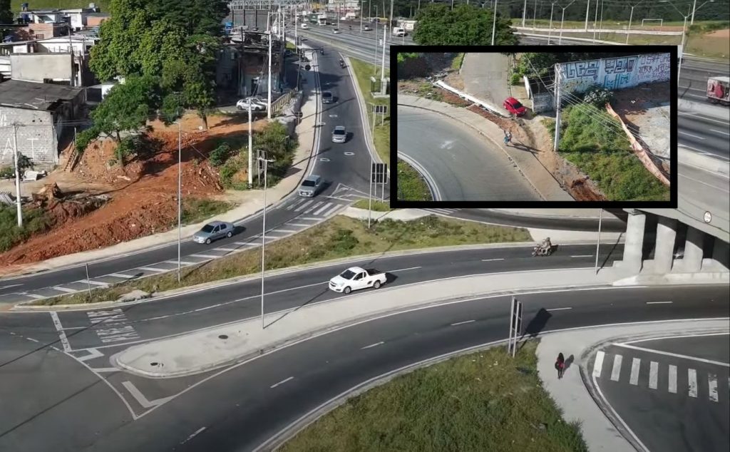 Para evitar ‘gatinho’, Prefeitura de Guarulhos enfim cria acesso ao Trevo de Cumbica