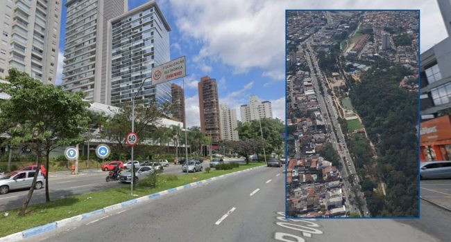 Avenida Paulo Faccini, que terá trânsito fechado neste sábado (22) para passagem do Bloco Banda Bicha com Claudia Leitte