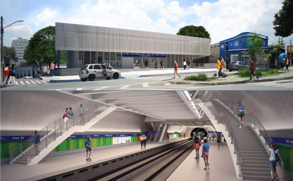 Metrô dá início à obra na estação Penha de França, no ‘trecho Guarulhos’ da Linha 2-Verde