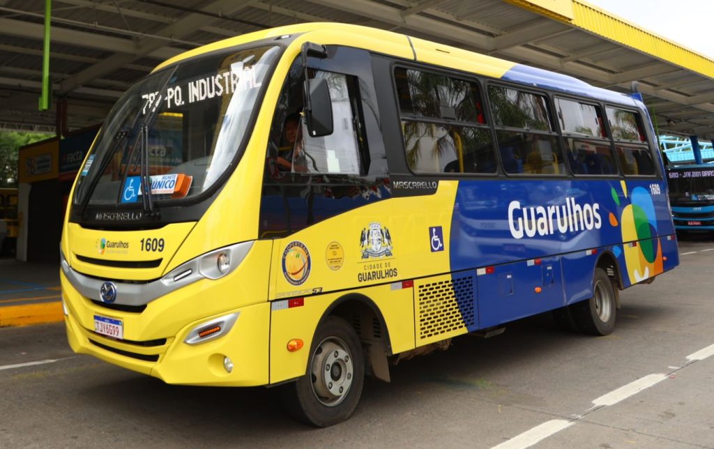 A nova pintura dos ônibus de Guarulhos. Entenda as mudanças