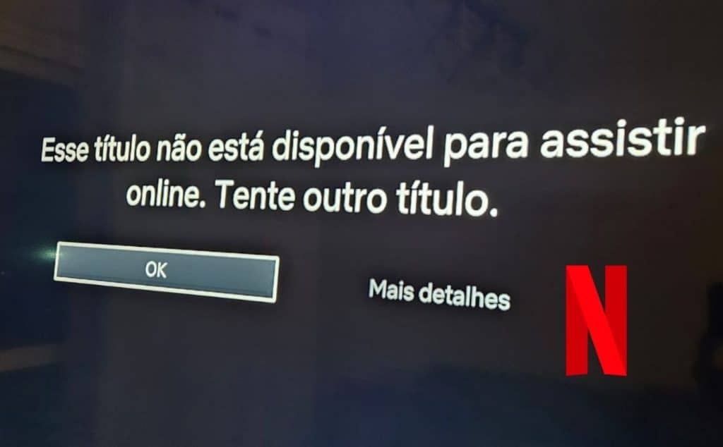 Erro na Netflix: Streaming sofre instabilidade e fica fora do ar