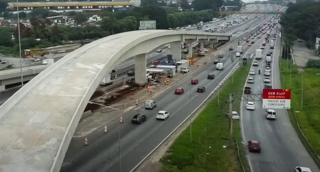Obras na Via Dutra devem terminar no início do segundo semestre de 2025