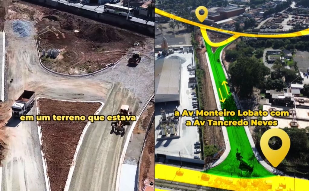 A obra que promete reduzir o trânsito caótico da avenida Monteiro Lobato